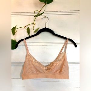 STELLA MCCARTNEY Soft Cup Lace Bralette (Rose)